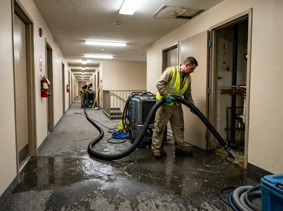 multi-unit-apartment-hallway-f-005 — frequently asked questions, Emergency Burst Pipe Water Extraction & Removal in Rosemead…